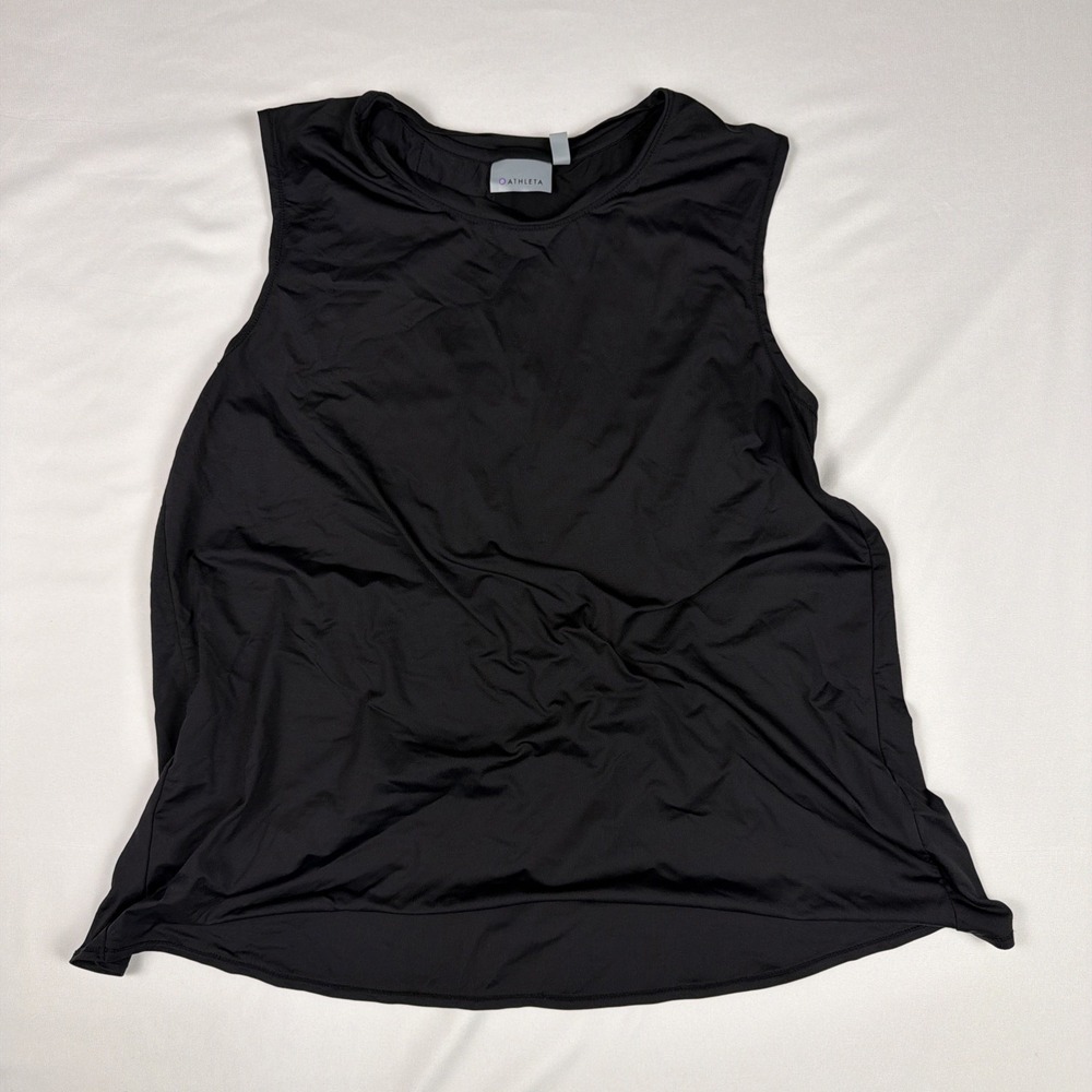 Athleta Black Sleeveless Tank Athleticwear Women's Size Medium